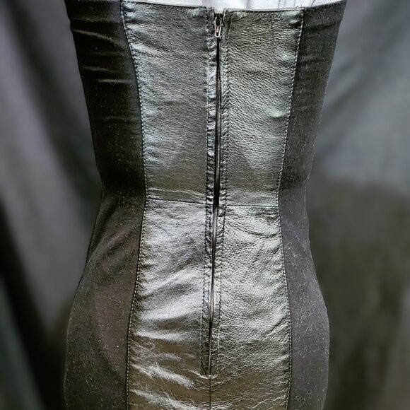 Vintage Leather Dress - Picture 4 of 10